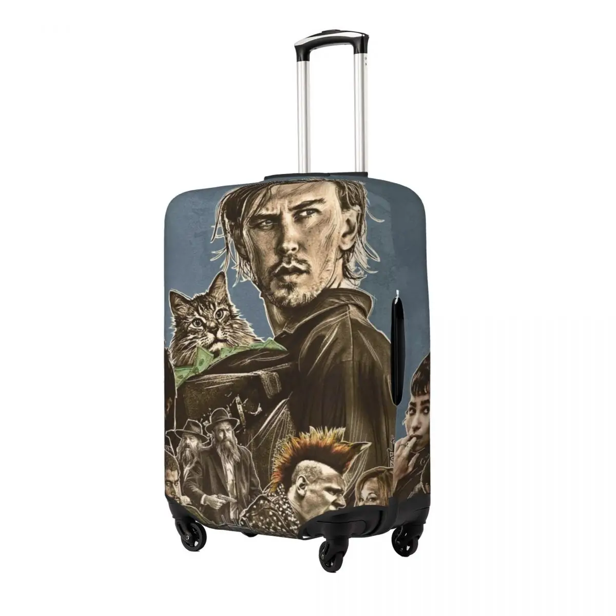 Caught Stealing 2025 Film Suitcase Cover Cruise Trip Protector Holiday Fun Luggage Supplies
