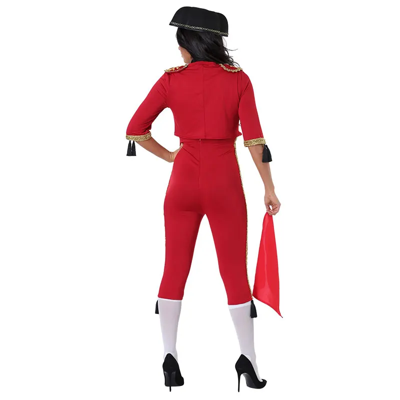 Halloween Carnival Party Stage performance adult women extraordinary Spanish matador Cosplay costume