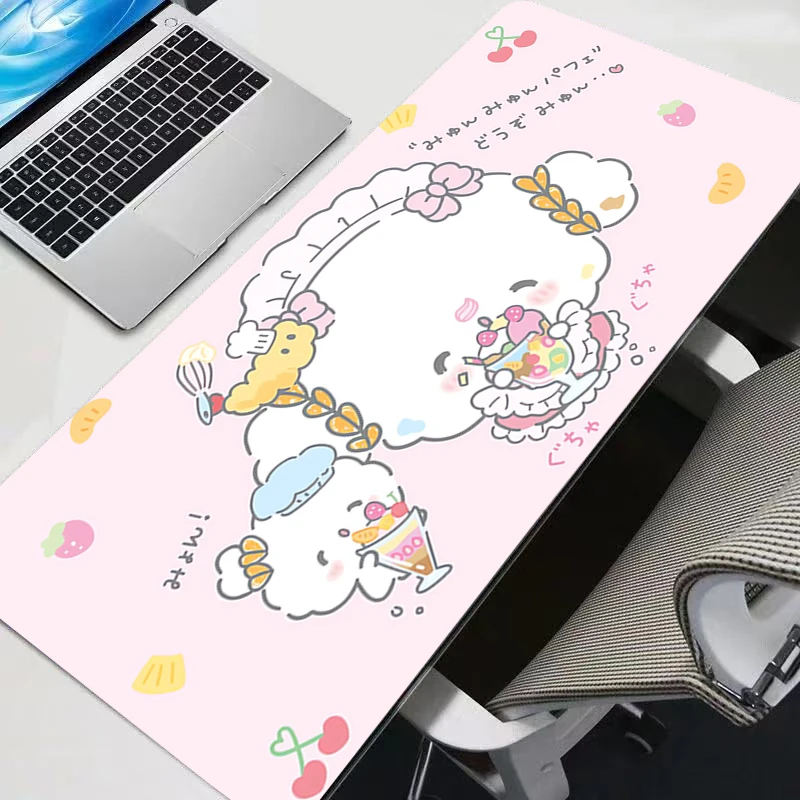 Podkładka pod mysz Cogimyun Duża Kawaii Anime Gamer Akcesoria Gamingowe Podkładka pod klawiaturę Varmilo Mata Gumowa na Biurko Dywanik Podkładka pod Mysz
