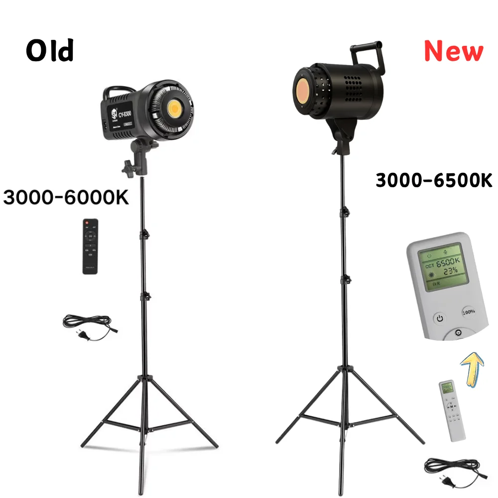 写真、LEDビデオライト、ポートレートフラッシュ、スタジオアクセサリー、YouTube、100w用の6バランス型sunランプ