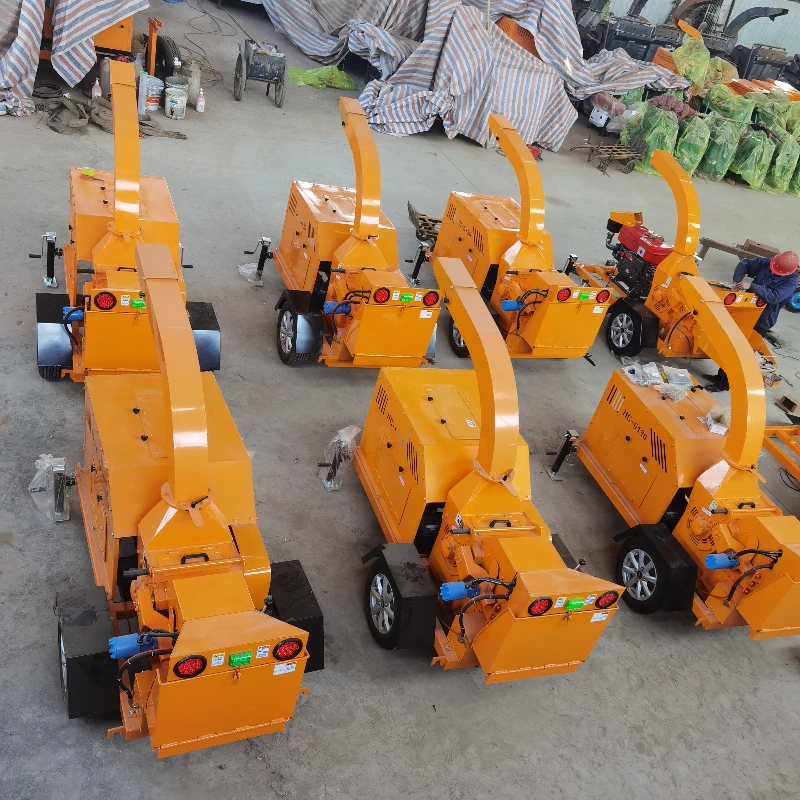 Hot Sale Wood Chipper Tree Log Wood Crusher Pulverizer Firewood Splitting Crushing Grinding Wood Chipper Machine for Sawdust