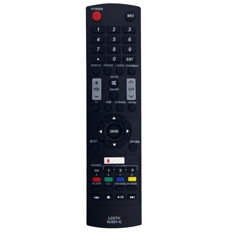 Reemplazo de Control remoto GJ221-C para Sharp TV LC32LE653U LC40LE653U LC43LE653U LC-43LE653U LC-48LE653U LC55LE653U