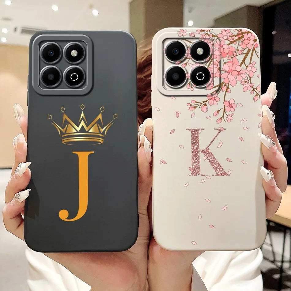 For Honor X6b Fashion Letter Phone Case For HonorX6b X 6B 4G JDY-LX1 JDY-LX2 Soft Silicone Shockproof Cases