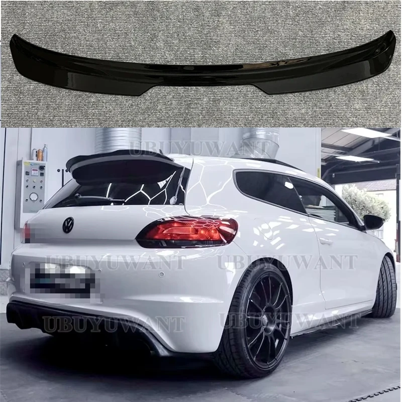 Car Rear Roof Spoiler Wing For Volkswagen Scirocco Standard 2009-2019 （Only For R and R-Line） Rear Trunk Roof Wing Spoiler Lip