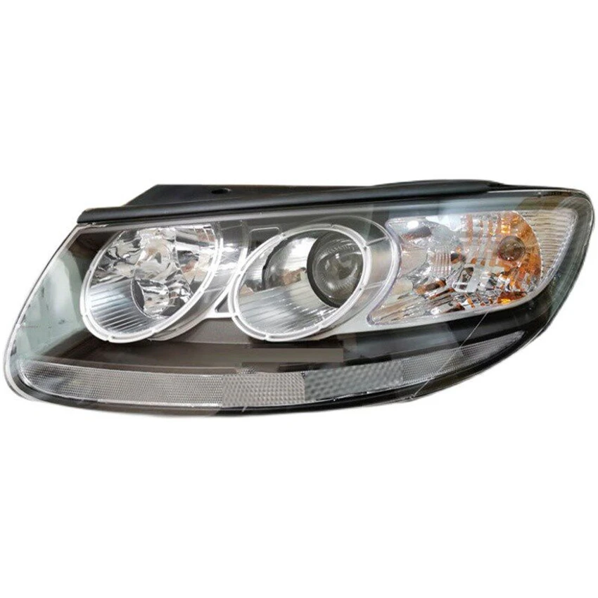 Car Headlight For Hyundai Santa Fe 2007 2008 2009 2010 2011 2012 Halogen Headlamp Car Front Bumper Head Light Front Turn Light