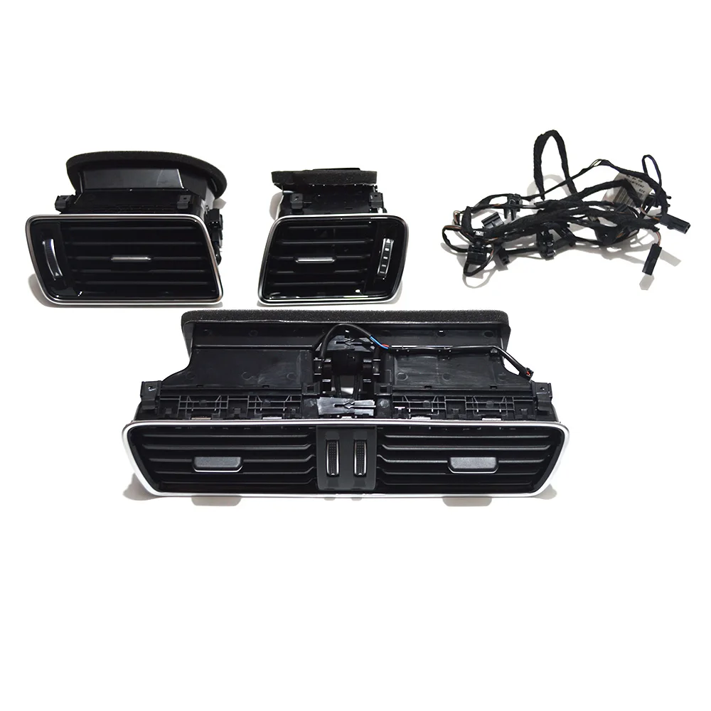 For VW Passat B6 B7 CC Air Outlet Accessories Set 3AD 819 701 A 3AD 819 702 A 3AD 819 728 A