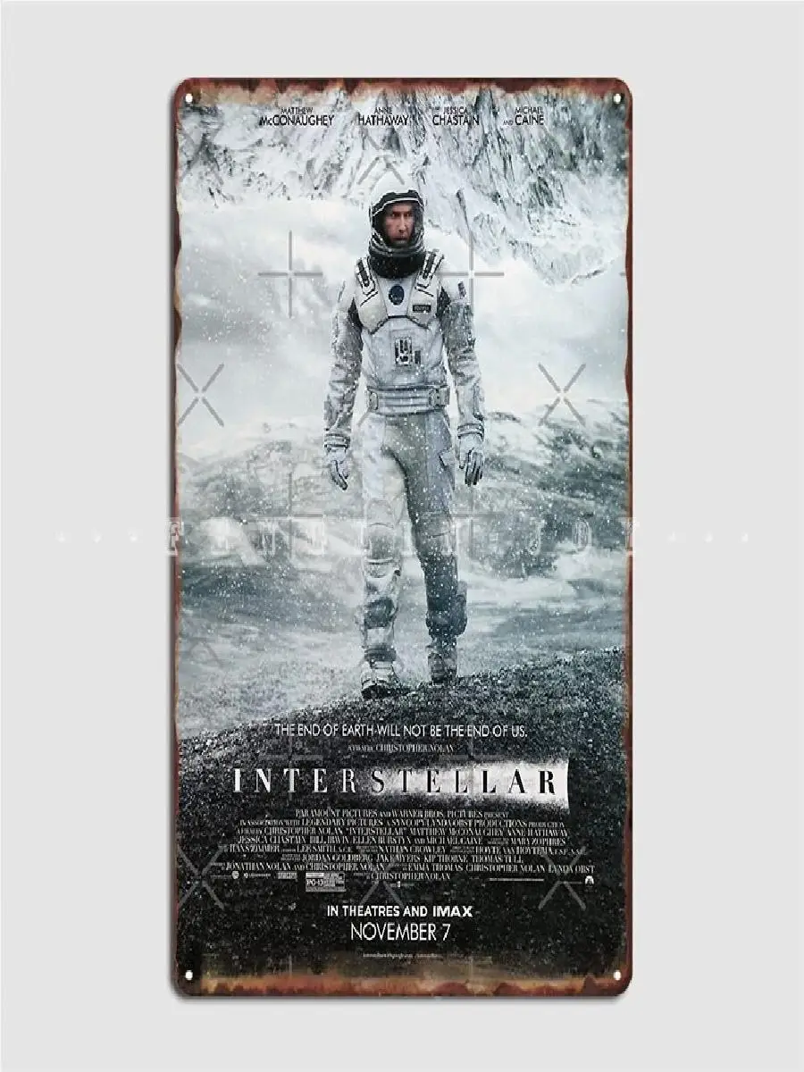 لافتة قصدير معدنية بين النجوم ، عتيقة ، نادي ، تصميم مرآب ، ديكور حائط ، ملصق للمنزل ، المكتب ، بار ، كهف رجل ، عتيق #2