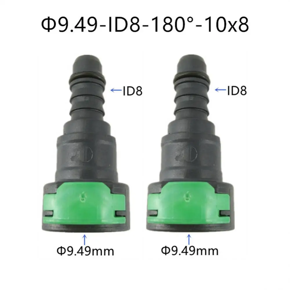 1/2PCS Car Fuel Quick Release Hose Connector ID8 7.89/9.89/9.49/11.8 Gasoline Diesel Oil Pipe Pump Rubber Fitting Car