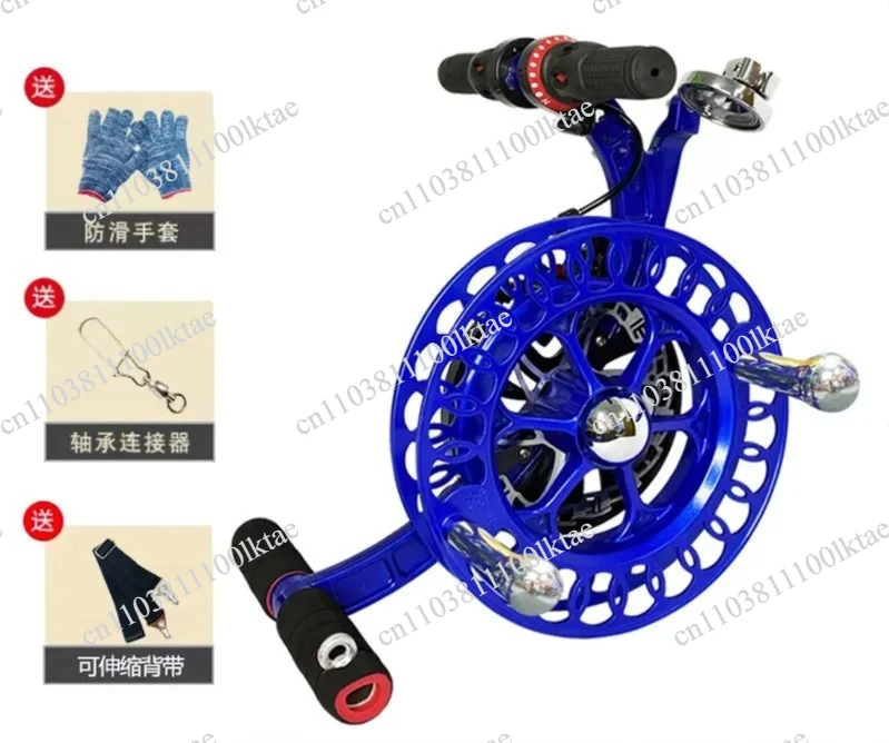 For High Grade Silent Kite Winder Reel Belt Alloy Bearing Anti Reverse Brake Winding Tool