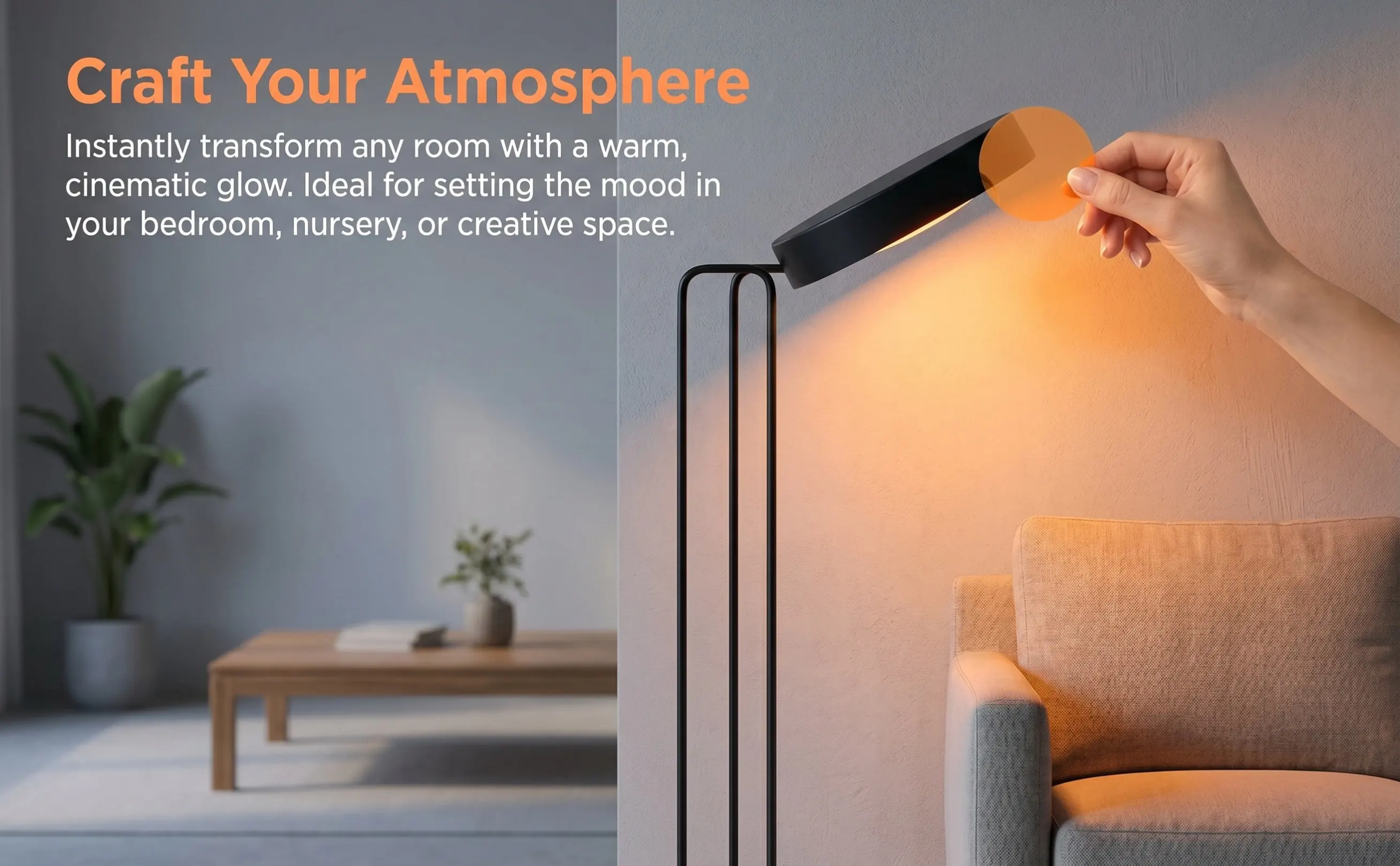 20Pcs Self Adhesive Warm Light Gel Filters Amber Round Color Correction Film Discs for Ceiling Spotlights Bedroom Living Room