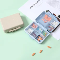 Portable Colorful 9Grids Slots Medicine Box Health Care Container Case Pill Box Splitters Travel Pill Box Easy to Carry