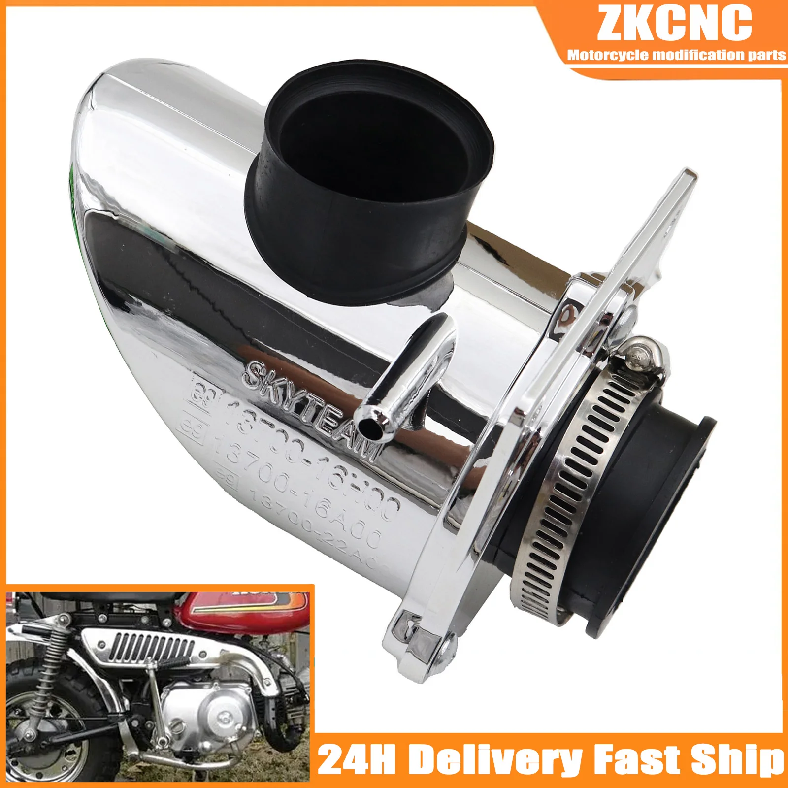 Modified Air Filter For Honda Z50 Z50A Z50J Z50R CT70 ATC70 TRX70 TRX70 Mini Trail Monkey Bike