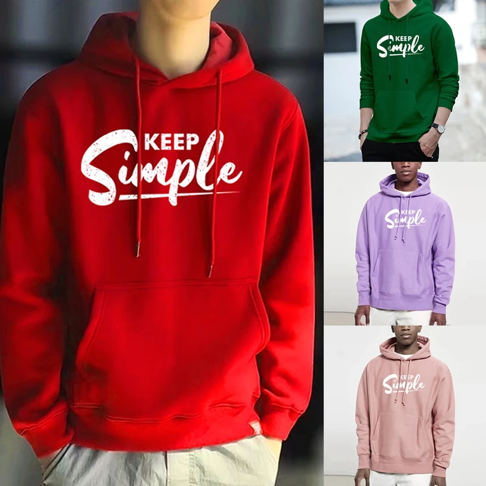 

Streetwear Hoodies Men Sweatshirt Autumn Long Sleeve Hoodies Harajuku Hoodie Sweatshirt All-match Phrase Print Pullover Clothes