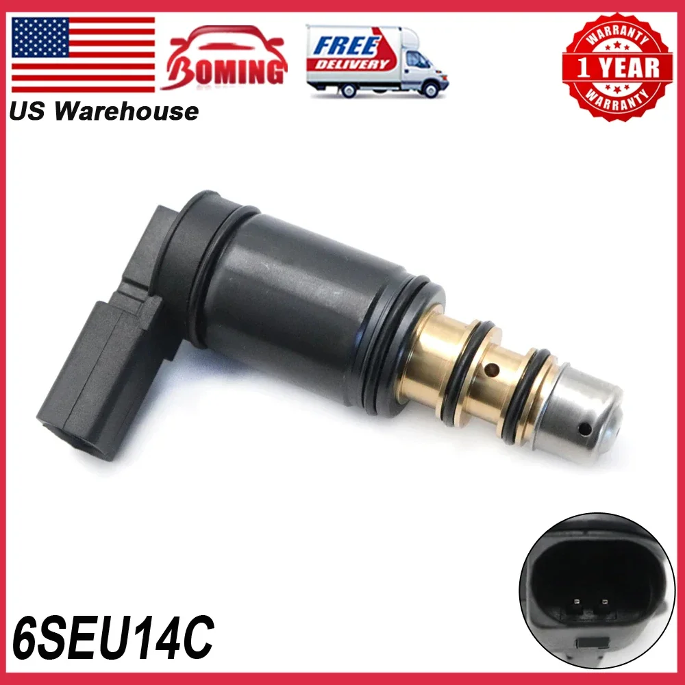 

AC Compressor Control valve 6SEU14C Fits For Audi A3 A4 2005 to Current - For Volkswagen MK5 MK6 Jetta Passat 6EU12 7SEU16C