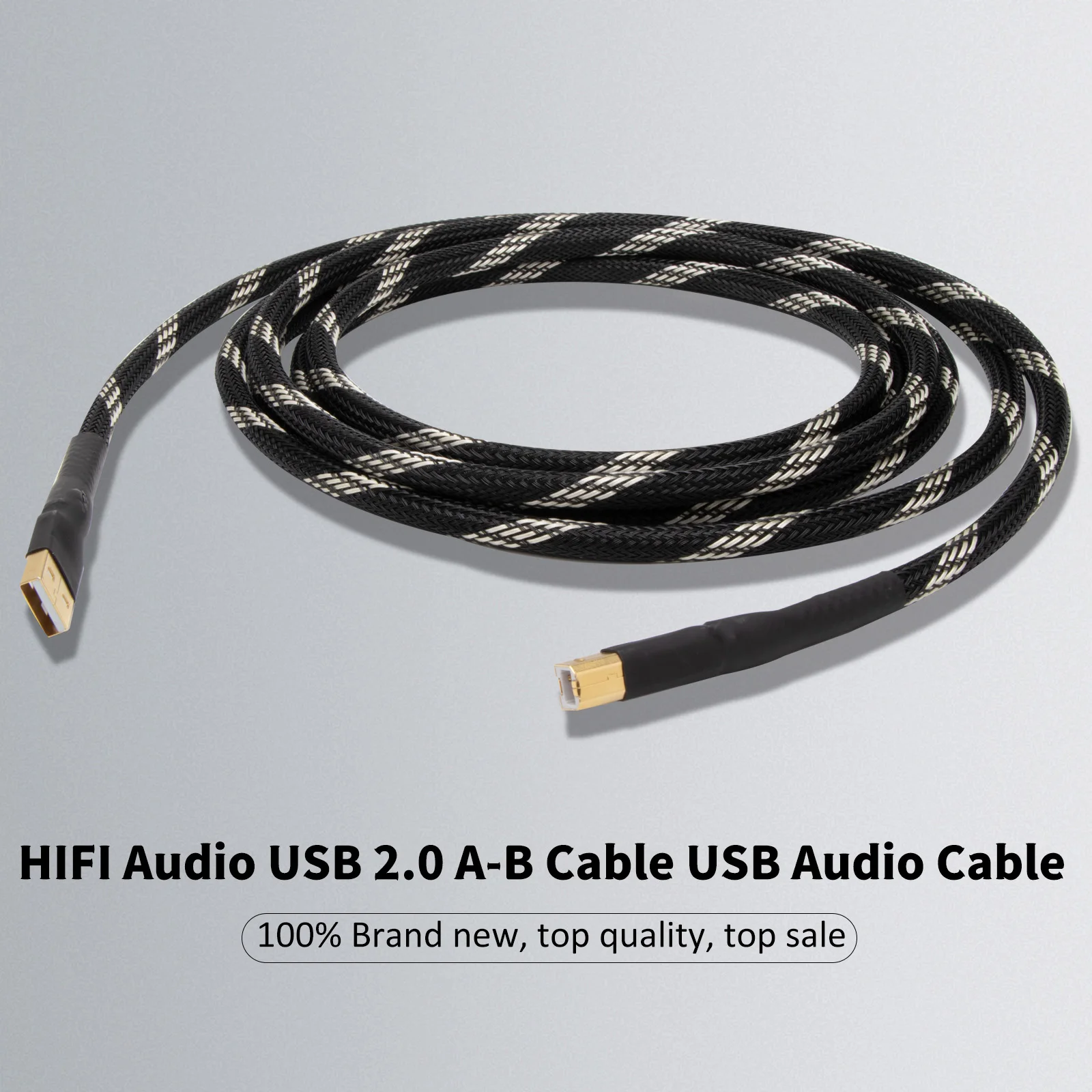 Preffair X401 OFC Koper Hifi Micro USB Kabel USB Type A Naar Micro USB Audio Datakabel Versie 2.0 USB A NAAR B kabel
