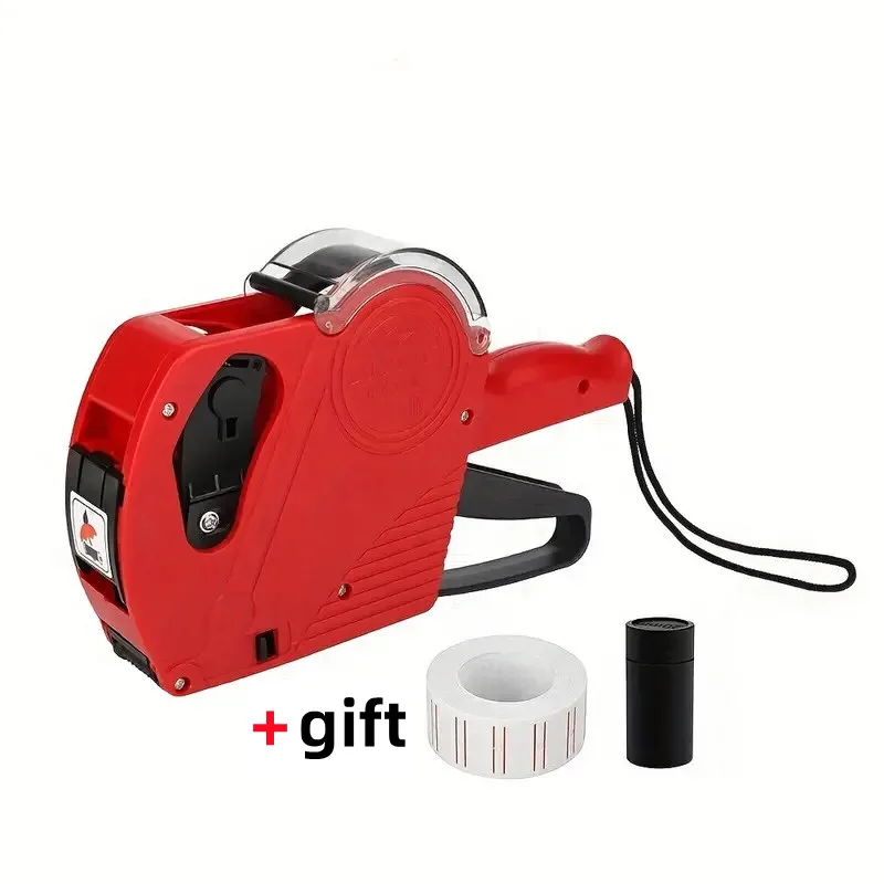 MX-5500 8-cijferig handpistool met 1 inktcoderingsmachine Prijslabelpistool voor winkels Supermarkt $ € £ ₽ Kg - afbeelding 1