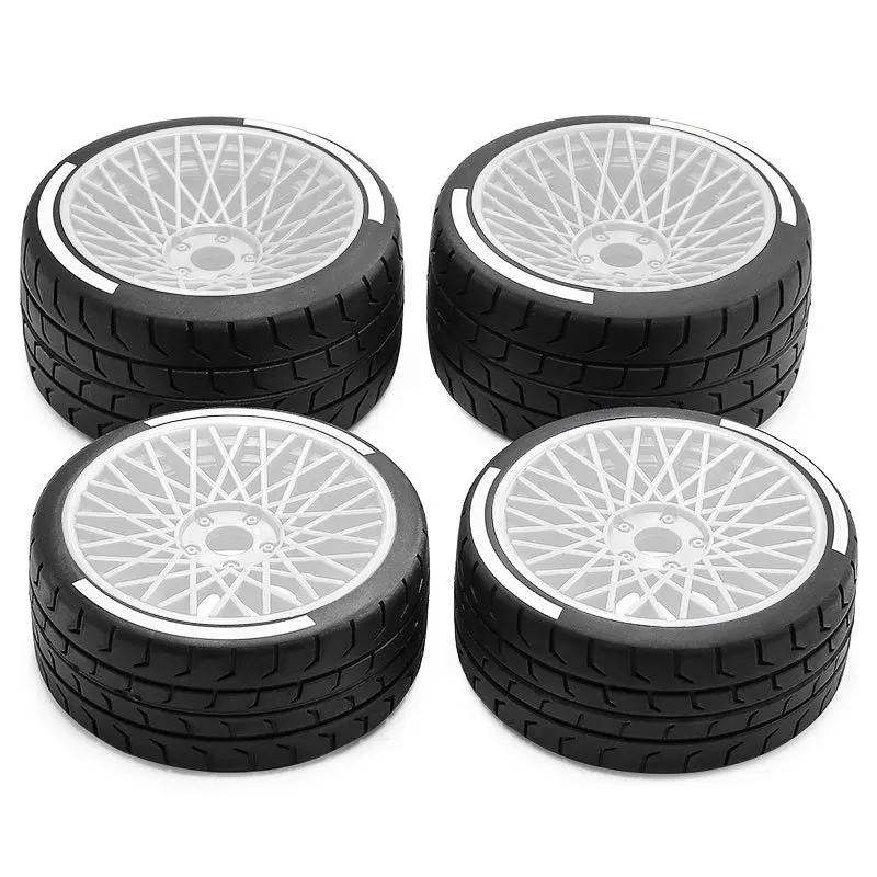 Zestaw kół i opon RC do Arrma 1/7 Felony 6S BLX Limitless F1/Infraction, kółka drogowe z mocowaniem 17mm Hex, zestaw do tuningu.