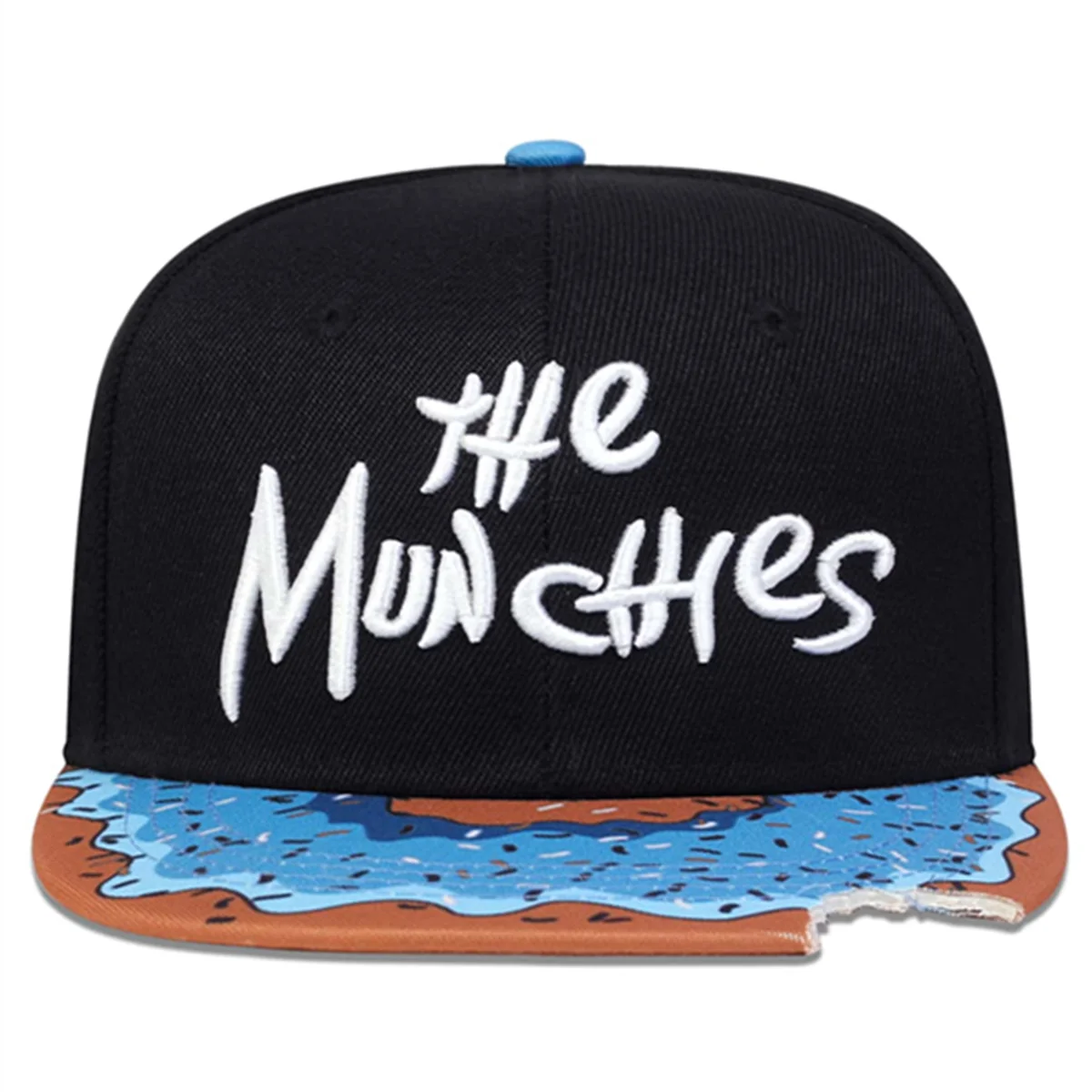 Fashion THE MUNCHIES Baseball Cap Snacks Pink Snapback Hat Kids Hip Hop Children Baseball Hats Boy Girls Street Dance Peaked Cap