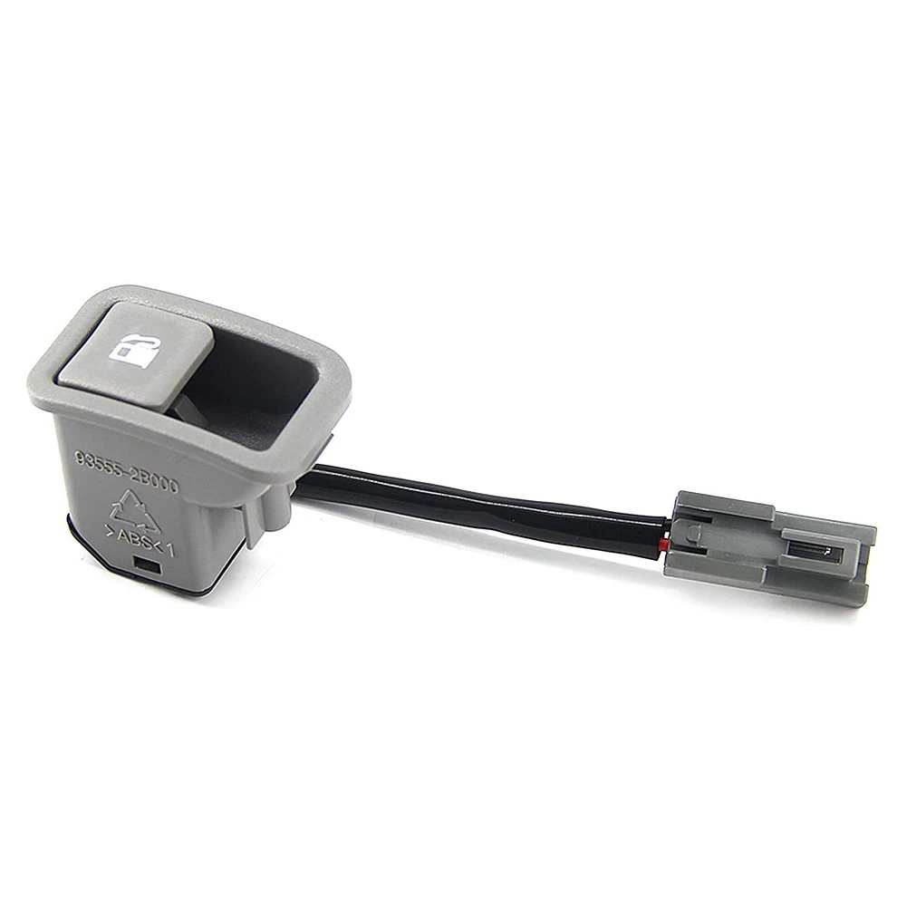 Fuel Opening Switch Fuel Release Switch to Replace for Hyundai Santa Fe 2007 2008 2009 935552B000J4 935552B000Hz (Gray)