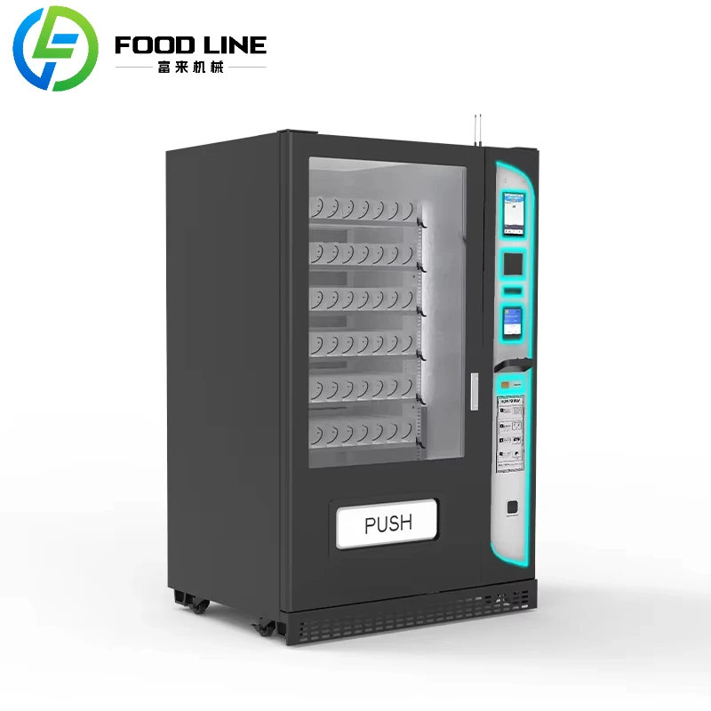 

Compact Refreshment Vending Machine with QR Code Payment for Libraries and Community Centers