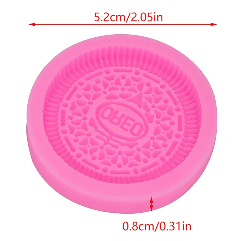 Silicone OREO Cookie Molds Kitchen Baking Chocolate Fondant Cookie Moulds DIY Party Dessert Supply Gift Craft Cake Decoration