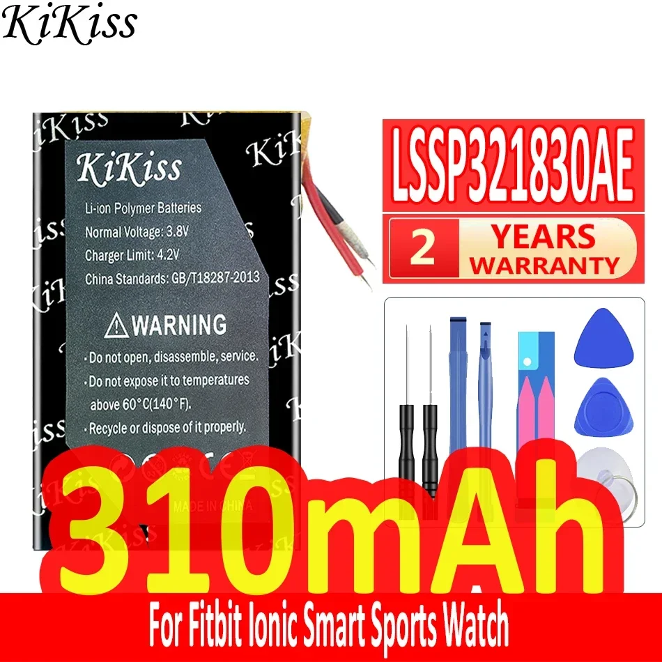 

Аккумулятор KiKiss LSSP емкостью 250 мАч/310 мАч 321830 AE (FB502) Для Fitbit Blaze FB502 LSSP 321830 /Ионные умные спортивные часы, сменная батарея