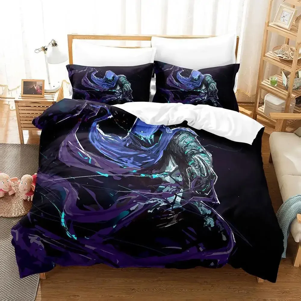 

3d Print Game Jett Valorant Bedding Set Single Twin Full Queen King Size Bed Set Adult Kid Bedroom Duvet cover Sets Home Textile