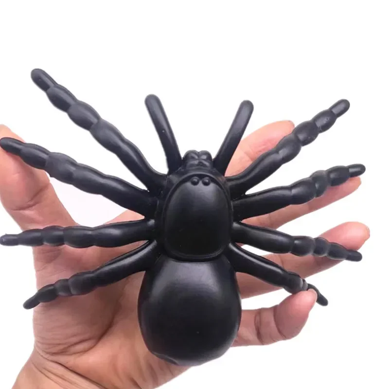 Black Spider Halloween Decoration Supplies Festival Supplies Funny Prank Toys Useful Decoration Realistic Prop