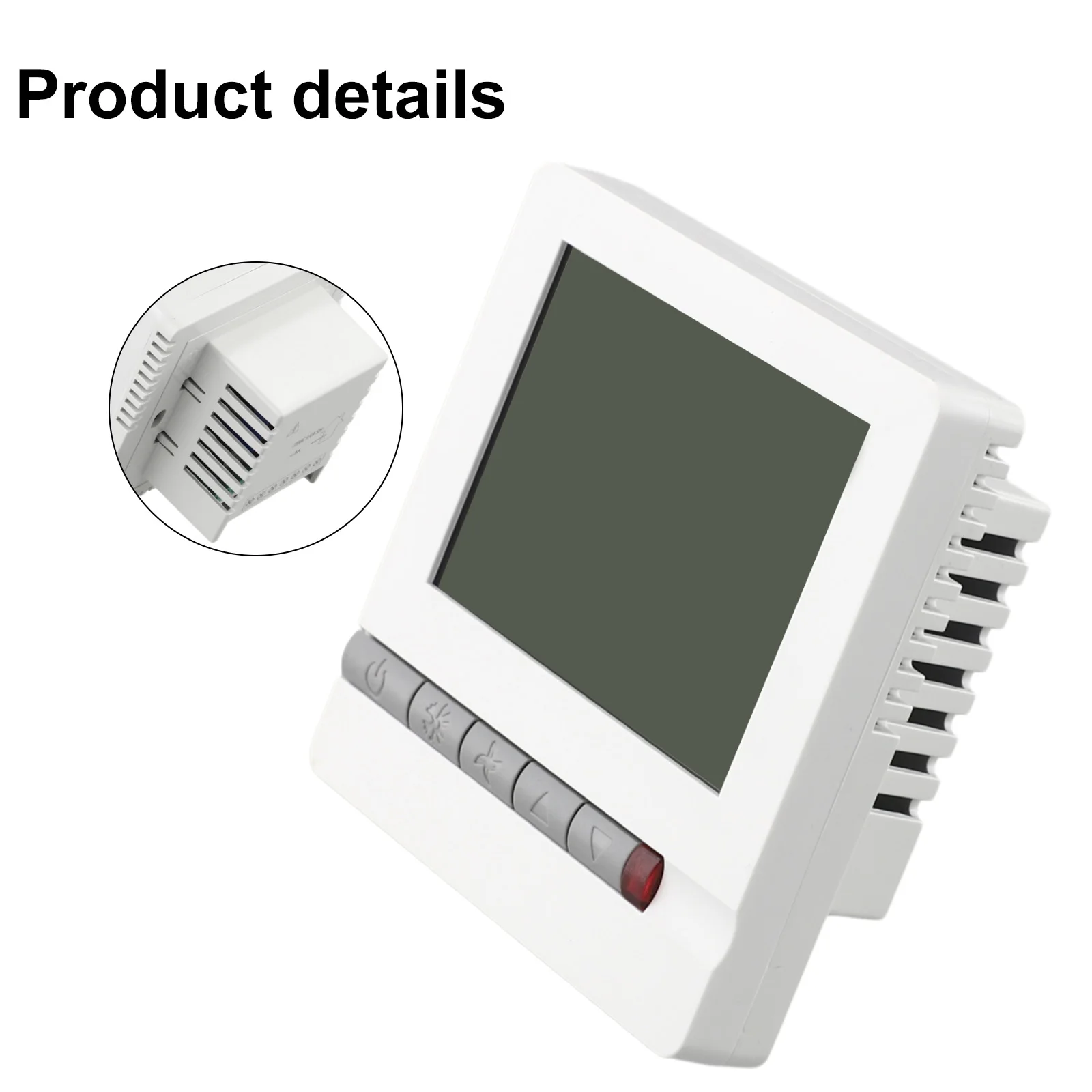 Digital Thermostat Intelligent Air Conditioner LCD Display Temperature Controller Flame-retardant Temperature Control Panel