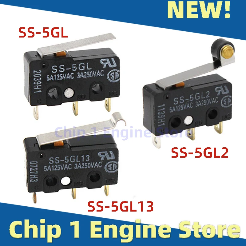 Microswitch Ultra-small Limit Micro Switch SS-5 SS-5GL SS-5GL2 SS-5GL13 SS-5-F SS-5GL-F SS-10 SS-01 GL GL2 GL13 SS-5GL111