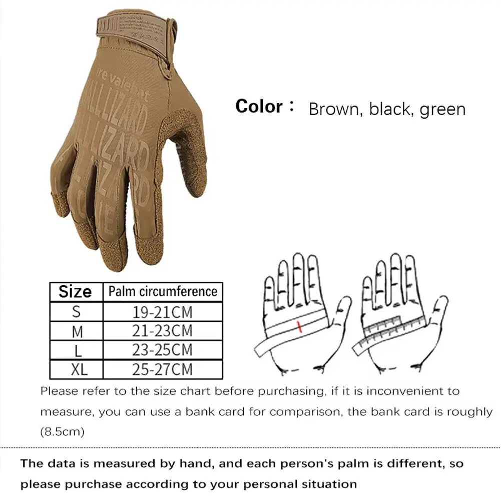 Guantes tácticos militares para motocicleta, guantes con dedos completos para pantalla táctil, conducción al aire libre, ciclismo, guantes antideslizantes transpirables