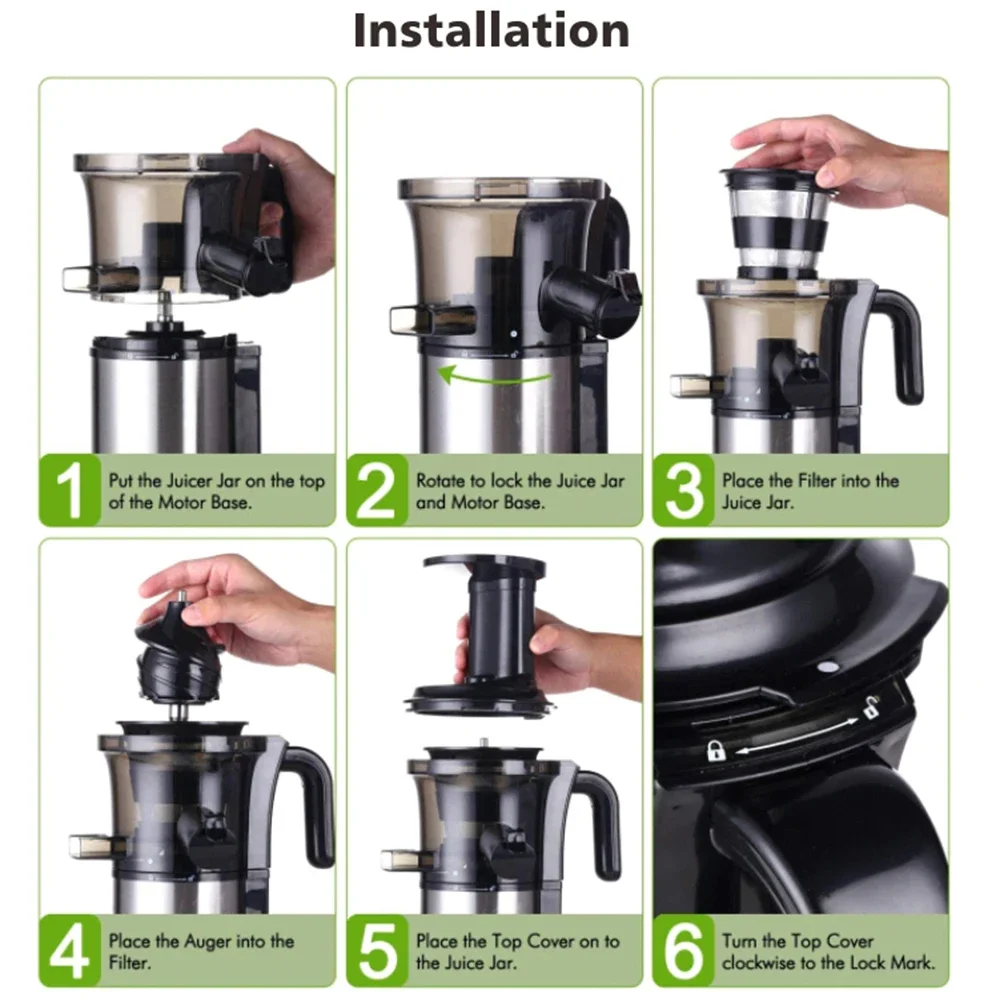 draagbare nama J2 slow juicer oranje machine met BPA-vrij