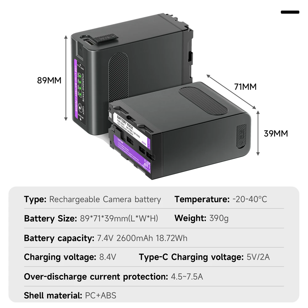 NP-F990 NP F990 Battery Compatible for SONY NP F980 F970 F960 F750 F550 F570 MC1500C PLM-100 CCD-TRV35 MVC-FD91 HVR-HD1000