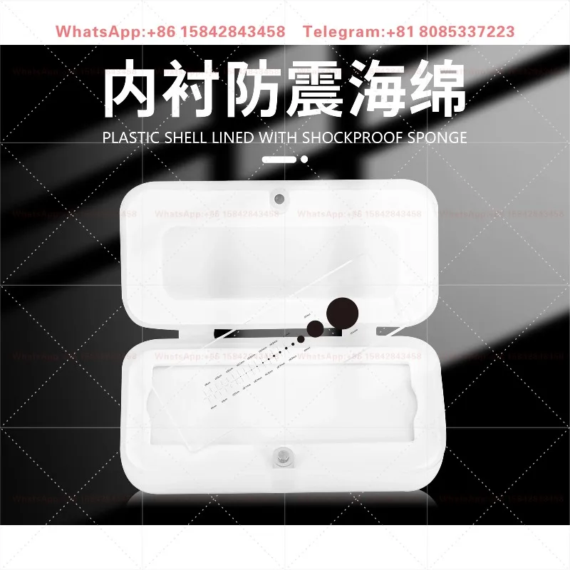 Microscope Objective Micrometer Circular Calibration Ruler Cross Line Calibration Slider