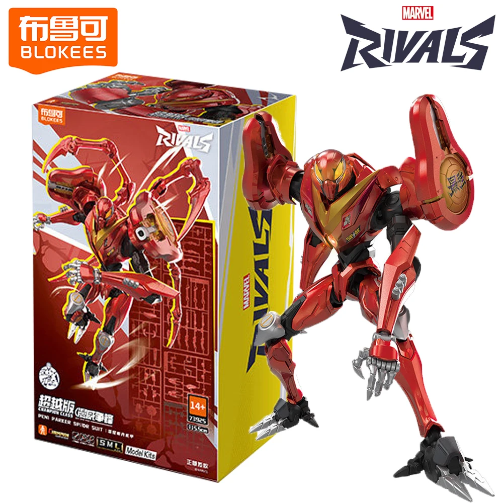

Genuine BLOKEES Marvel Rivals Action Figures Shooting Game Hero Champion Class Series Peni Parker Cool Model Toy Collect Gift