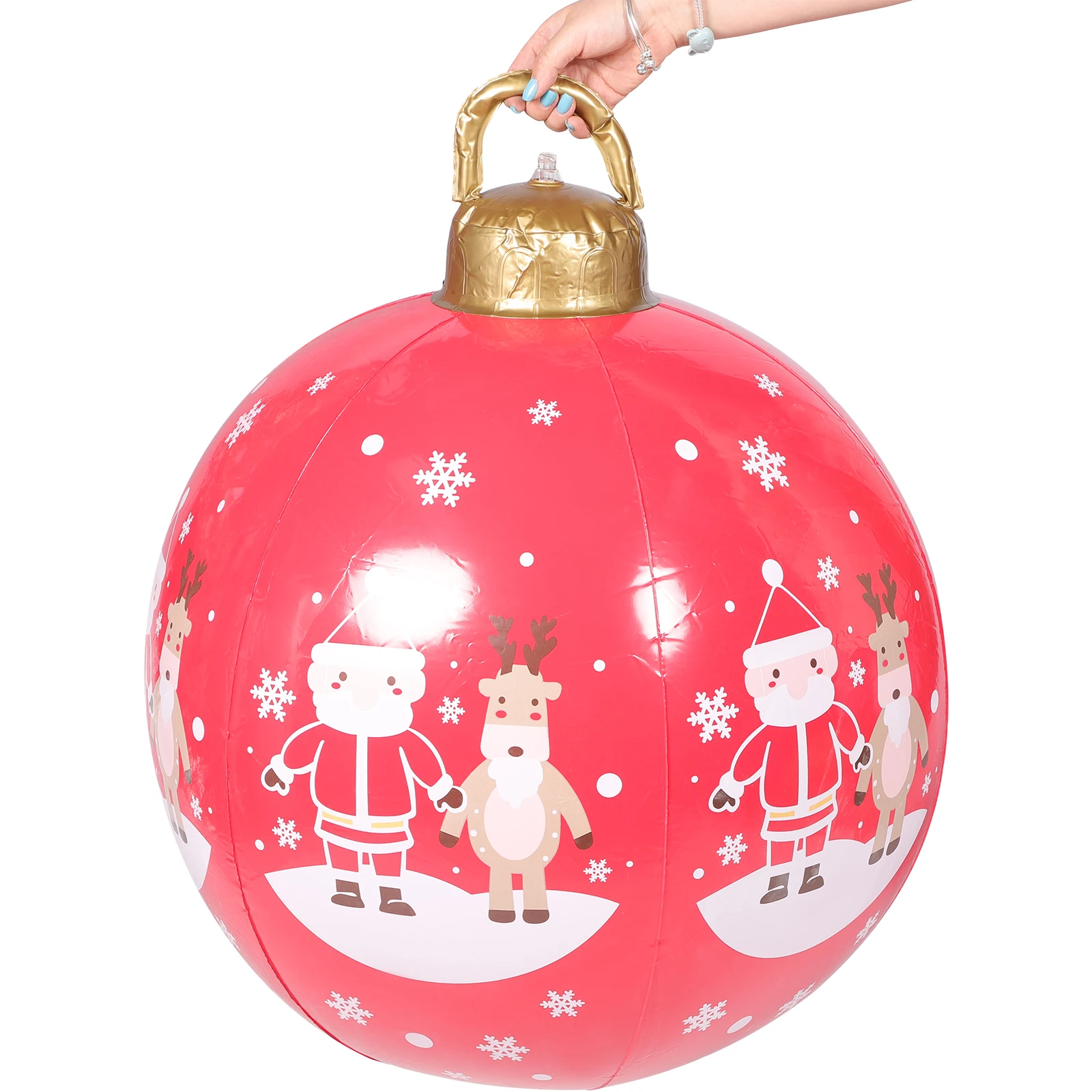 

Large Inflatable Christmas Ball Decor Giant Outdoor Ornament Holiday Party Decoration Inflatable Ornament Christmas Ball