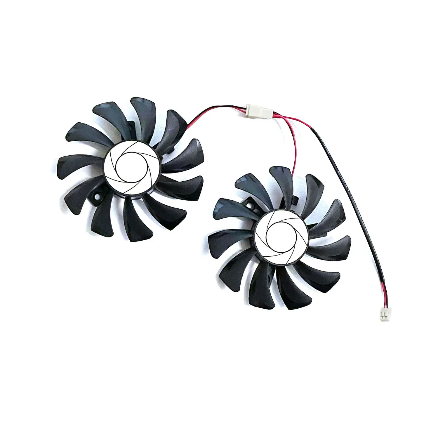 75MM HA8010H12F-Z GTX1050 GPU Cooler Fan Replacement For MSI GTX 1050 2GT OC 1050Ti 4GT Graphics Video Card Cooling Fans 2Pin