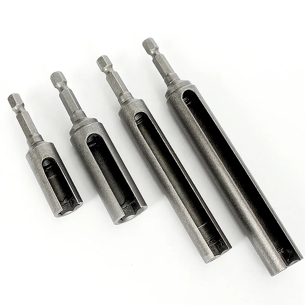 1Pcs Long 65mm 80mm 100mm Open Socket Extended&deepened Hexagonal Wrench Nut Wind Wrench Electric Wrench Hexagonal Screwdriver