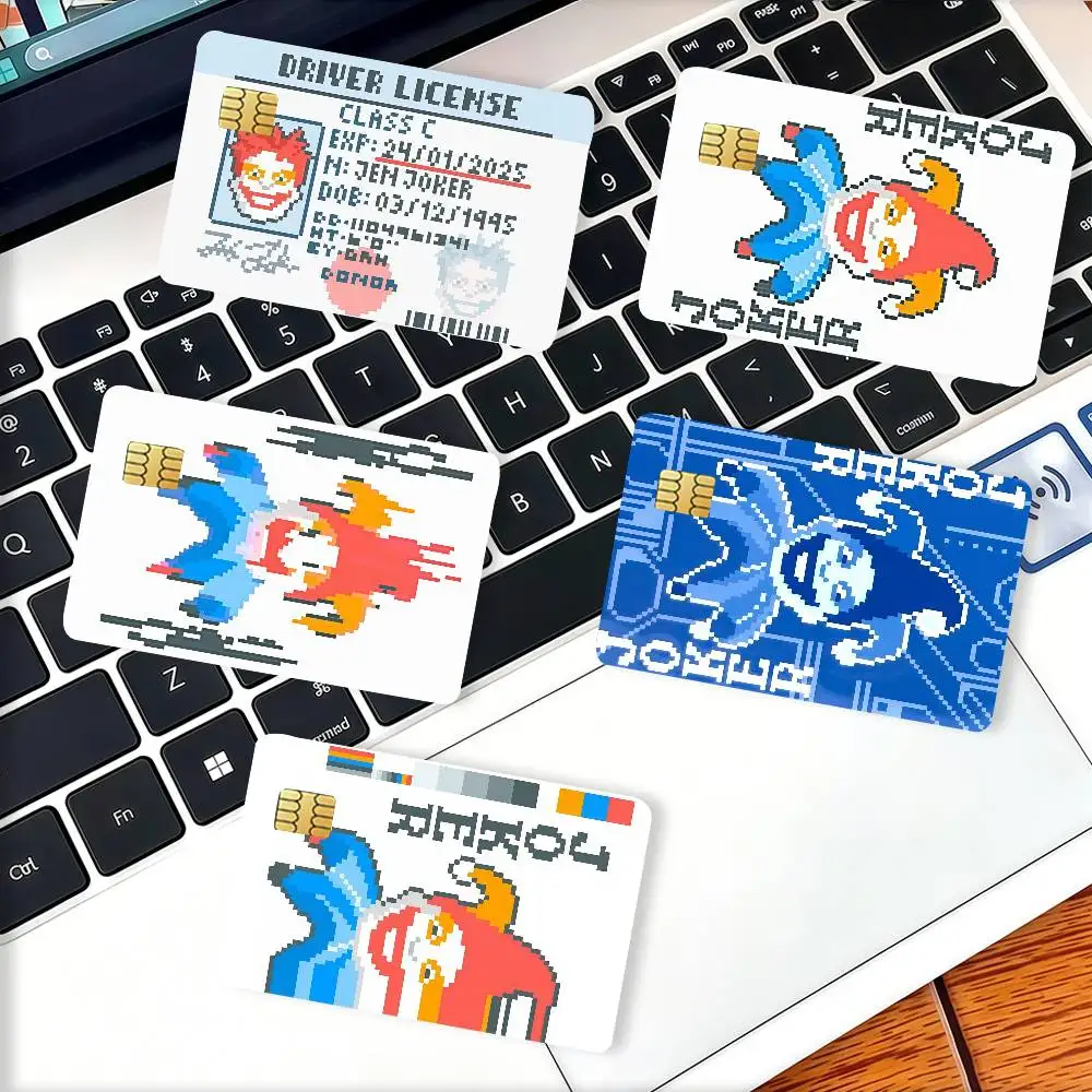 Game B-Balatro Credit Card Decorative Card Stickers Suitable For Bank Cards Metro Transit Anti-scratch Gift 4PCS