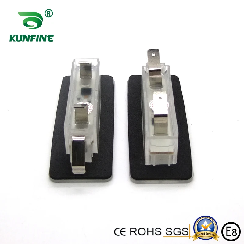 2PCs Car LED Number License Plate Light LED License Lamp For Benz Smart Fortwo