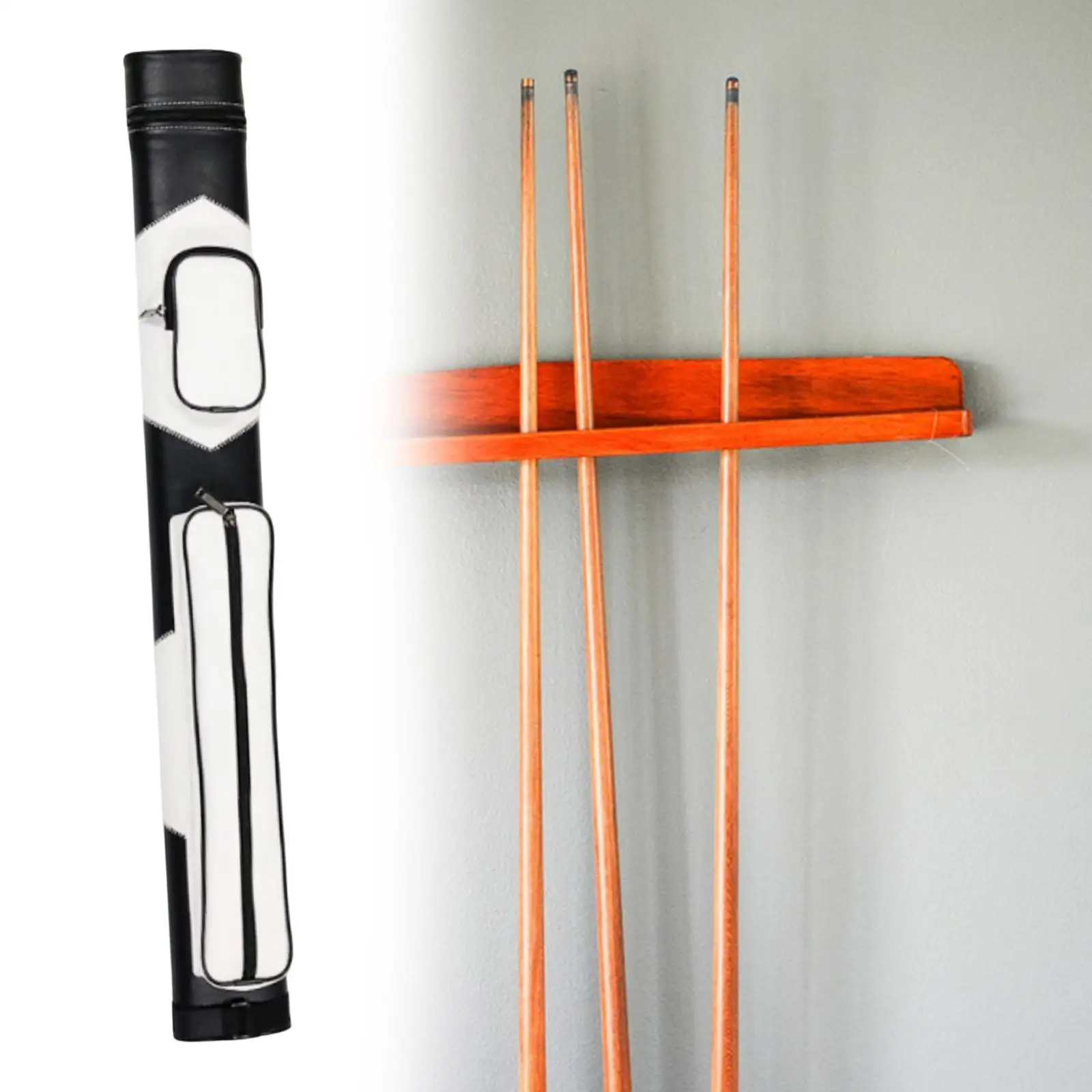 

Сумка для переноски бильярдного кия, 4-отверстия, многофункциональная сумка для кия из искусственной кожи