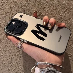 Lucky letter Phone Case For iPhone 15 14 13 12 11 ProMax Plus X XR XSMax Individual Creativity Anti-drop Protective Cases Covers