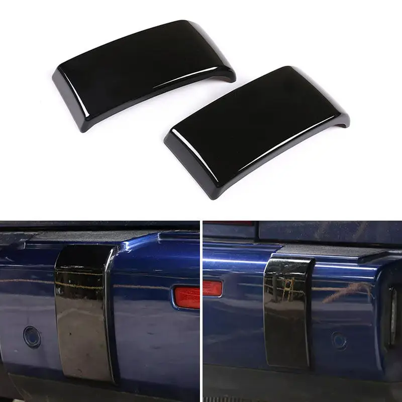 Car Rear Bumper Glossy Black Decoration Trim For Mercedes Benz G Wagon G Class W463 2019-2020