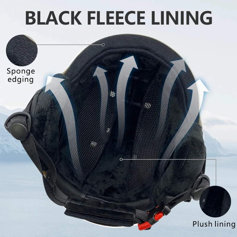 Bestes Preis-Leistungs-Verhältnis, hochwertiger ABS-Shell-Snowboardhelm, alpiner Skihelm, individuelle Farben, Skihelm für Kinder und Erwachsene