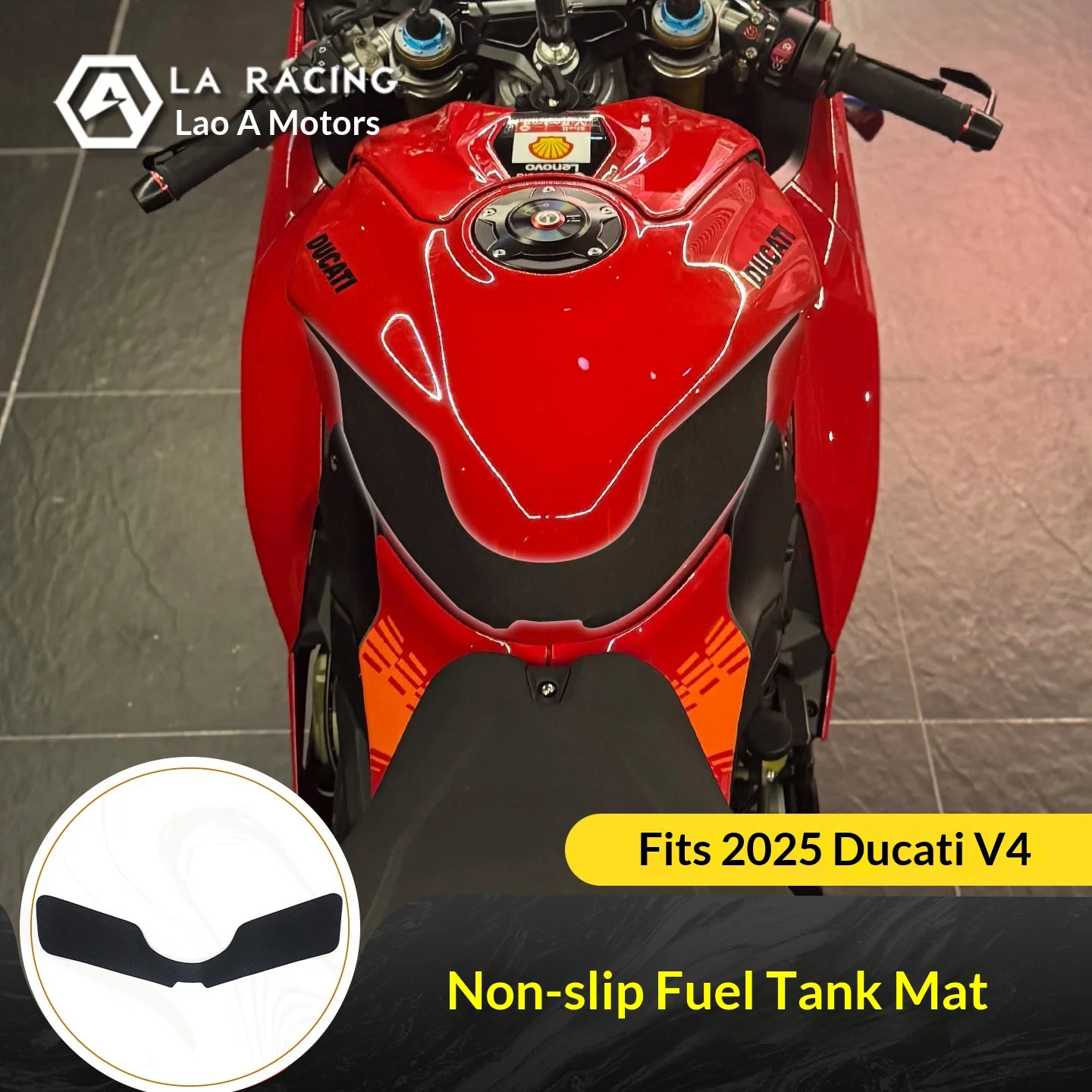 【Premium】For 2025 Ducati V4S modified track ultra-wear-resistant fuel tank sticker and anti-slip fuel tank sticker