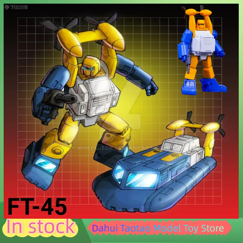 In-stock Transforming Toy FT-45 Hovercraft, Wave FT-45 2.0 G1 Animated Movable Robot Model Toy Collectible Gift