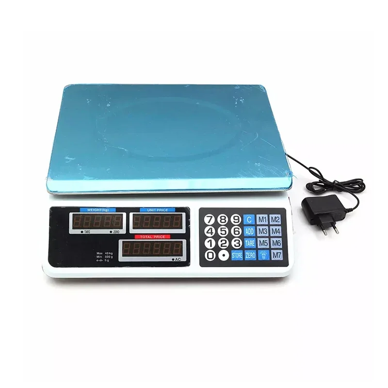 

High Accuracy Digital 40kg Electronic Food Weighing Counting Scale for Supermarket Household