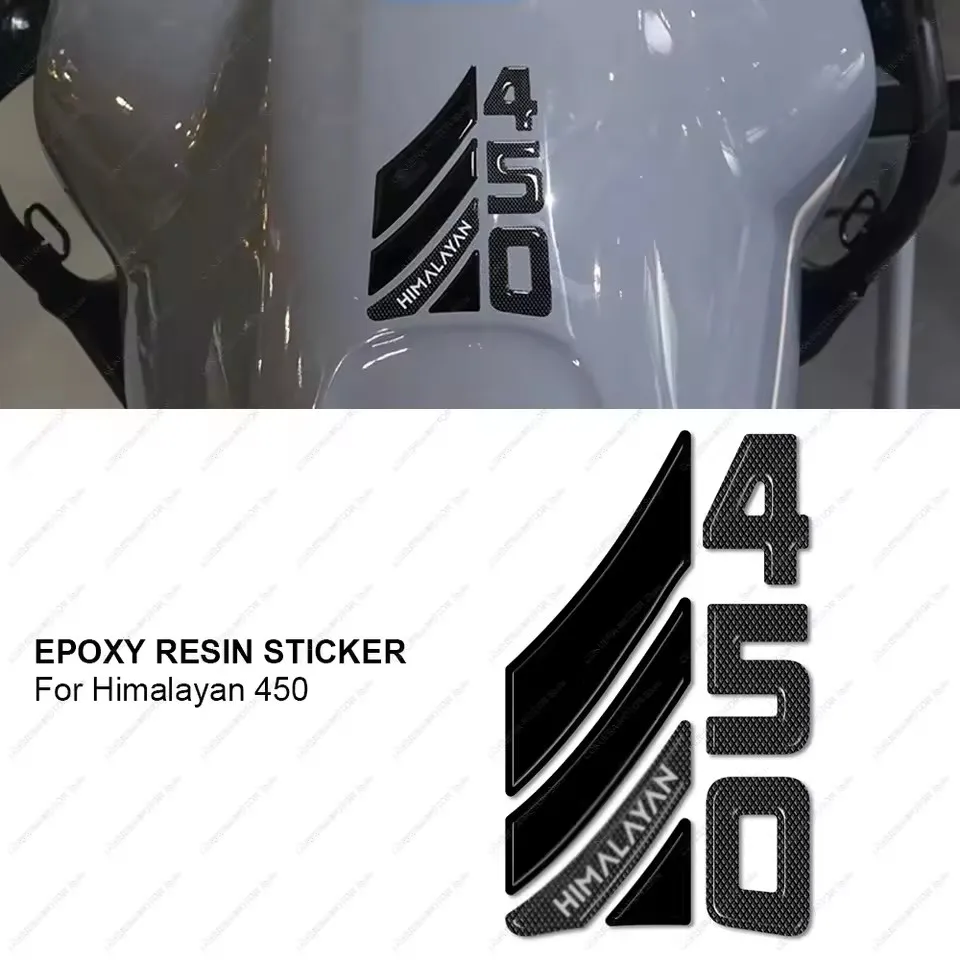 

For Himalayan 450 Motorcycle accessories Tank Pad Sticker 3D Gel Epoxy Resin Protective Sticker Decals