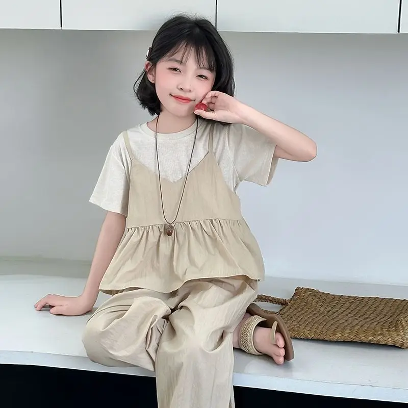 

Girls Outfit Sets Top Shirts Kids Clothing 12 14 Years Old 10 Party Dresses Little Girl Sweatshirt Tweens Children's Clothes Set