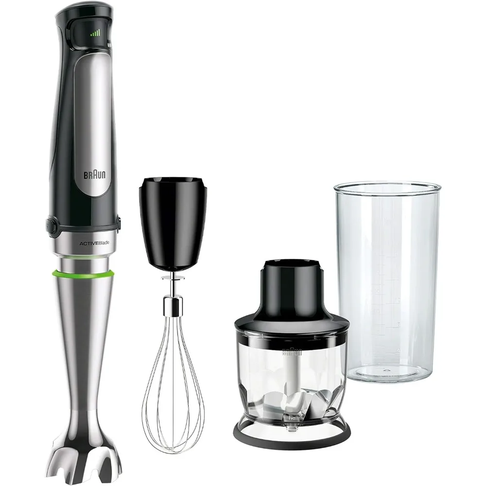 

MultiQuick MQ7025X Hand Blender, Faster, Finer Blending, Black